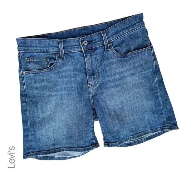 LEVI’S FIVE POCKET DENIM SHORTS BUTTON ZIP | SIZE: 29 - Picture 1 of 8
